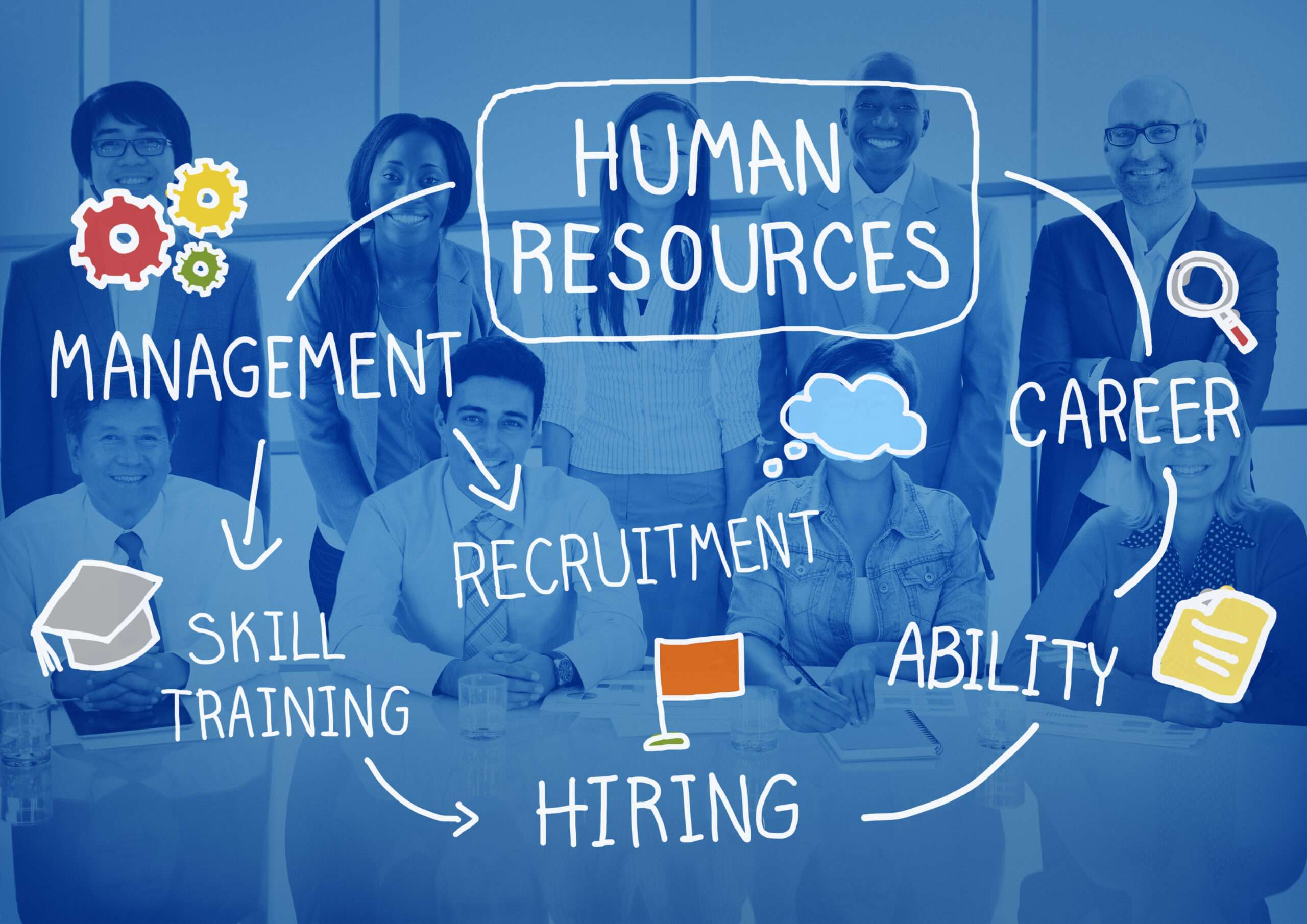 Human resources professional reviewing candidates illustrating the role of human resources in talent acquisition