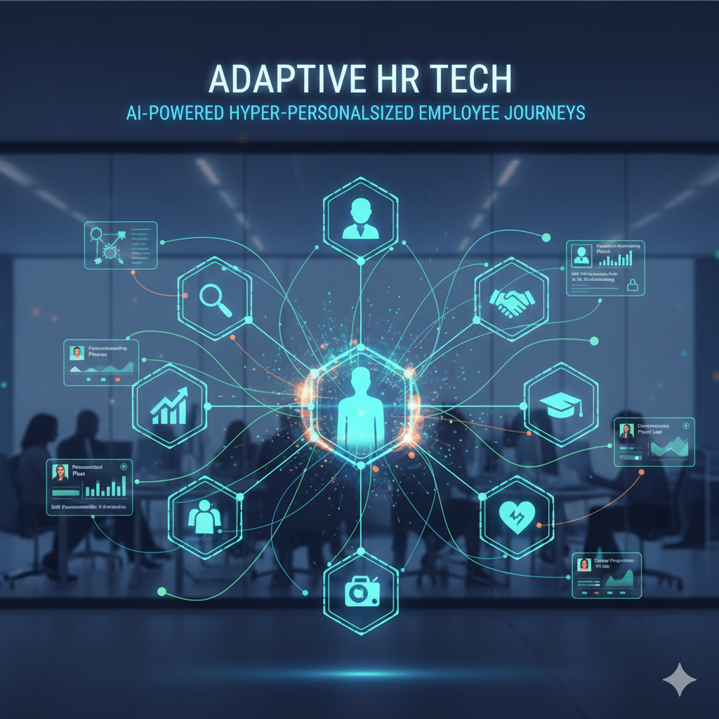 AI-powered HR personalization transforming employee journeys with adaptive technology