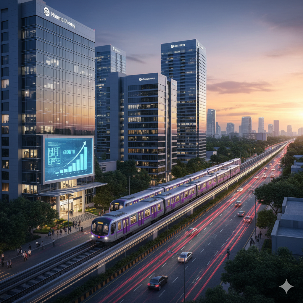 Modern office space in Whitefield Bengaluru with tech infrastructure