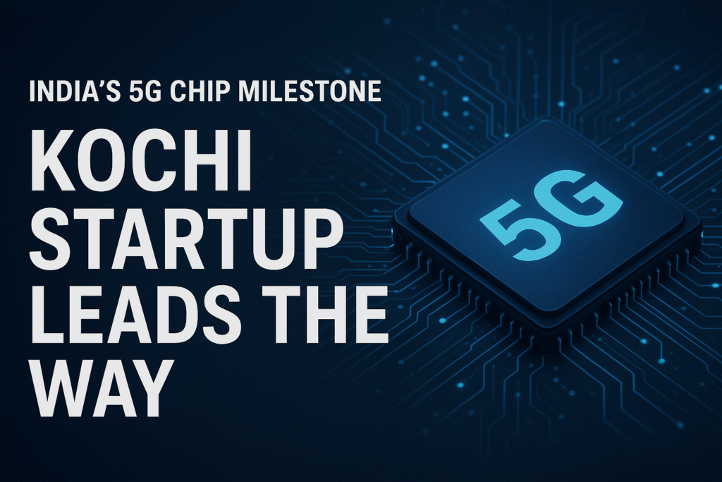 Kochi Startup Achieves Major Breakthrough with Fully Designed 5G Chip