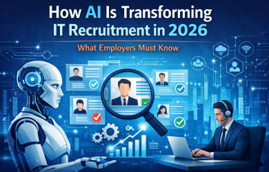 AI driven IT recruitment process showing resume screening and candidate selection in 2026